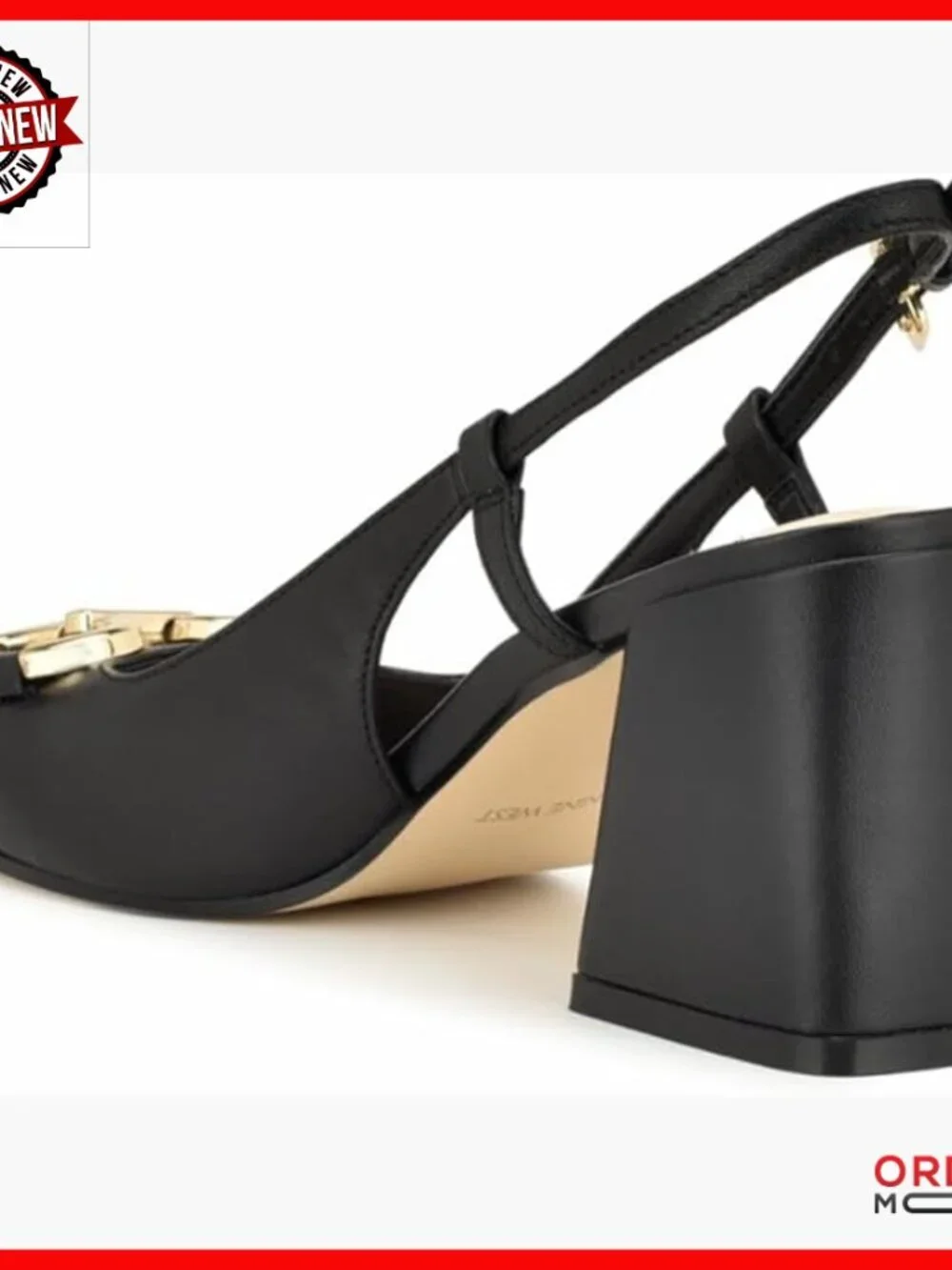 Leather Square Toe Block Heel Pumps Slip Resistant Dress Shoes